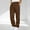 Brown, variant on Tdoqot Mens Pants Baggy Casual Open Bottom With Pockets Mens Sweatpants Army Green Size 4XL