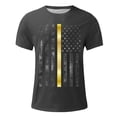 thumbnail image 2 of Camisetas de Manga Larga para Hombres Imprimir Casual Cuello Redondo Camiseta de Manga Corta, Camisetas de Manga Larga para Hombres Algodón, 2 of 4