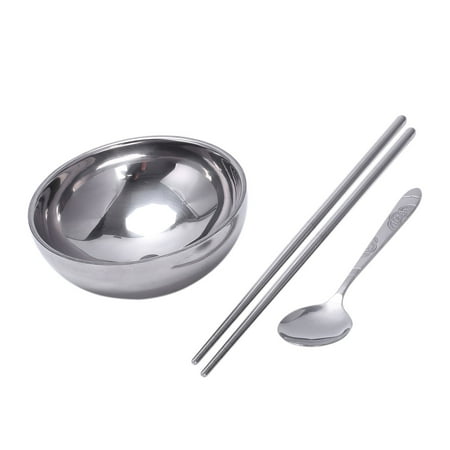 

Chamat Portable Blue Tableware Stainless Steel Dinnerware Travel Camping Cutlery Set Chopsticks Set Picnic Outdoor Tablewares