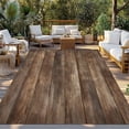 thumbnail image 2 of Old Wooden Board Outdoor Rug for Patio/Deck/Porch, Non-Slip Large Area Rug 5 x 7 Ft, Country Farmhouse Wooden Planks Brown Indoor Outdoor Rugs Washable Area Rugs, Reversible Camping Rug Carpet Runner, 2 of 8