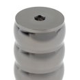 thumbnail image 3 of Soporte de lámpara de tomas de lámpara de aluminio de tornillo vintage para bombillas E27 NUEVO Negro, 3 of 8