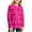 Pink, variant on HCNTES Girls Striped Thumb Hole Long Sleeve Shirts Kids Crewneck Tunic Tops Curved Hem Tees(Hot Pink,13-14 Years)