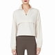 thumbnail image 1 of Chaqueta Deportiva con Cremallera para Mujer, Cuello Alto, Resistente Al Viento, Protección Solar, para Hacer Ejercicio Al Aire Libre. Crema L, 1 of 9