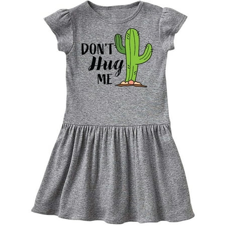 

Inktastic Don t Hug Me with Cactus Gift Toddler Girl Dress
