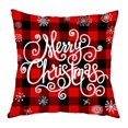thumbnail image 4 of Cojín cuadrado de 45x45cm Sofá navideño Funda de almohada Decoración del festival Sunnimix, 4 of 8