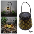 thumbnail image 4 of DOLITY Hanging Solar Lantern with Handle Metal Craft IP55 Waterproof Decorative Patio Only Lantern, 4 of 9
