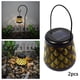 thumbnail image 4 of Farol solar colgante con asa, de metal, artesanal, IP55, impermeable, decorativo para jardín. Solo linterna, 4 of 9
