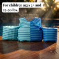 thumbnail image 2 of Chaleco de natación para niños pequeños Drip Floats, 25-50 lb, estilo flotador tipo puddle jumper, 2 of 7