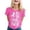 Hot Pink, variant on XDZJLR Breast Cancer Awareness Tshirts Shirts For Women Pink Ribbon Graphic Short Sleeve Relaxed Fit T Shirt Tops T-Shirts S