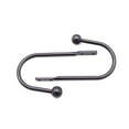 thumbnail image 4 of LAIQIEN 2x Curtain Holdback Durable U Shaped Curtain Hook with Screw Household Accessory, 4 of 12