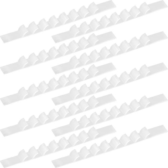 50 unidades de topes antideslizantes para perchas de madera, tiras adhesivas de silicona para perchas