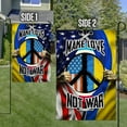 thumbnail image 6 of Flagwix American Ukraine Flag Make Love Not War TTV539F Ukraine Flags, Indoor Outdoor Decoration - House Flag (29.5" x 39.5"), 6 of 6