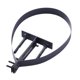 thumbnail image 3 of Soporte de tubo de chimenea, soporte fijo ajustable para estufas de calefacción y chimeneas. Negro, 3 of 9