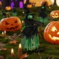 thumbnail image 2 of 4.3ft Halloween Decorations Witch Garden Stakes, Witch Riding a Broomstick Yard Decor, Haunt House Props for Outdoor Garden Lawn Party Decor, 2 of 5