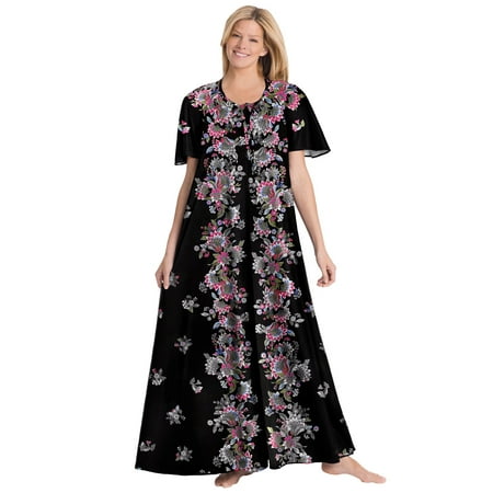 

Only Necessities Women s Plus Size Sweeping Printed Dress or Nightgown Dress Or Nightgown