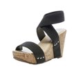 thumbnail image 2 of Sandalias de moda con remaches inferiores gruesos y tacón inclinado con banda elástica para mujer Wmkox8yii  sa1809, 2 of 4