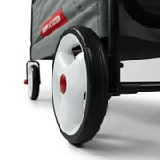 Radio Flyer Compass Kid & Cargo Stroll ‘N Wagon®, Gray Push and Pull Folding Fabric Wagon, for Kids 1 Year and up