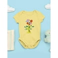 thumbnail image 3 of Boy On The Top Of A Flower Bodysuit Infant -Image by Shutterstock,  6 Months, 3 of 4