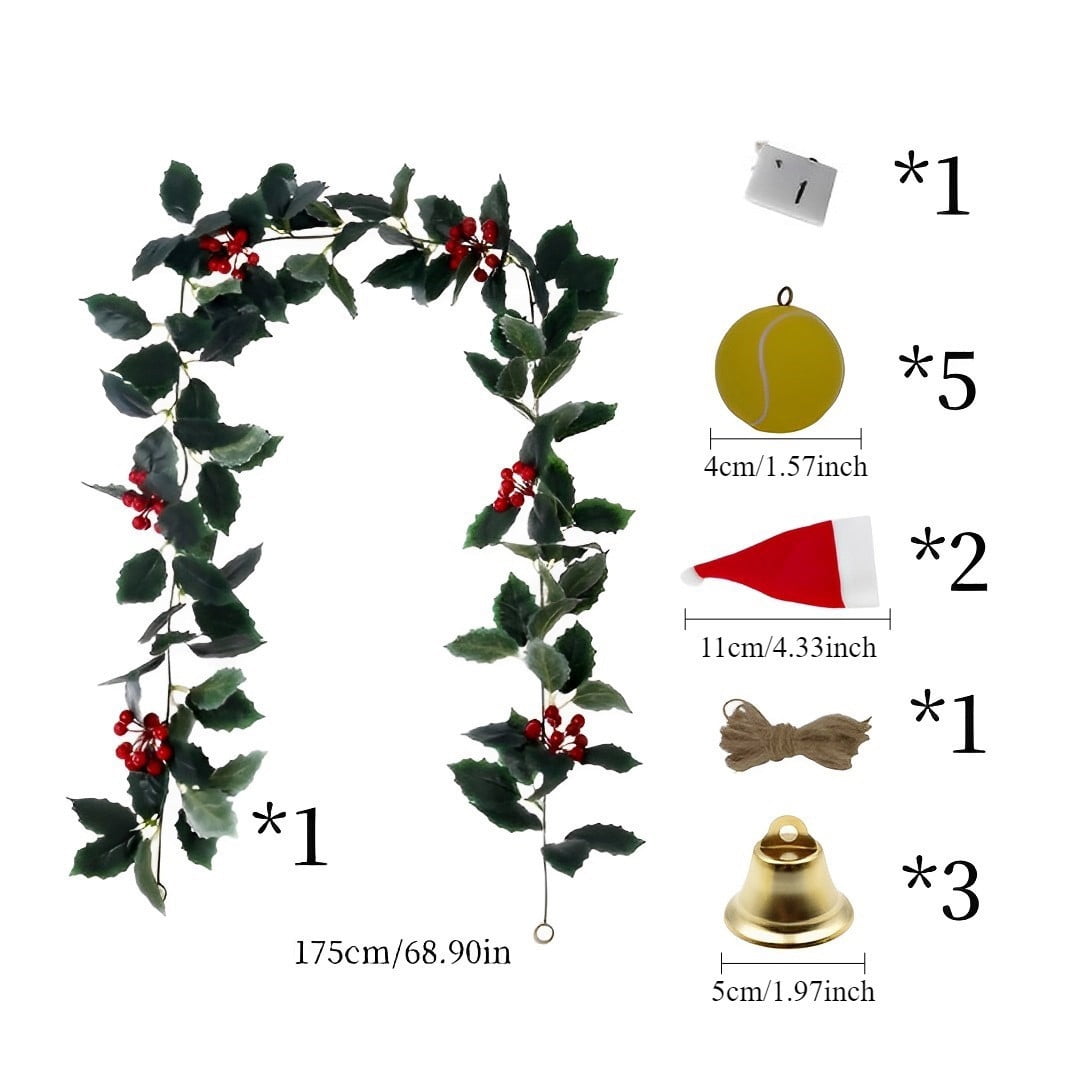 Decoraciones Navideñas Para Corona - 107 Piezas, Conos, Frutos, Estrellas, Para Manualidades Y Mesa