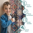 thumbnail image 3 of Blackout Kids Curtains,Boho Bohemia Flower Childrens Insulated Curtains Set Of 2,Bedroom Essentials,Toddler Room Decor 42"x63"(106x160cm), 3 of 4