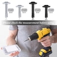 thumbnail image 1 of Becaristey 120 Pcs Vis Auto-Percées Résistantes à la Rouille pour Cloison Sèche Faciles à Utiliser et Fixations Fiables Solides 1 Ensemble, 1 of 5