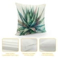 thumbnail image 4 of Leisuo Palm Leaves Throw Pillow Covers Home Decorative Pillow Covers Pillowslip with Tropical Banana Palm Monstera Leaves Print for Summer Style Decor, 4 of 5