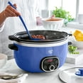 thumbnail image 5 of GreenLife 6qt Healthy Ceramic Nonstick Slow Cooker | Blue, 5 of 11