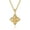 Gold, variant on 14K Gold Plated CZ Pendant Necklace for Women, Adjustable Chain Necklace with Colorful Clover Pendant, Lucky Necklace Jewelry for Women