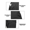 thumbnail image 3 of Little Donkey Andy Rain Pants for Men Lightweight Waterproof Outdoor Pants Black Size XXXL, 3 of 6