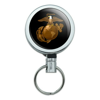 US Navy Retractable Identification Badge Holder, Anchor