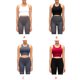 thumbnail image 4 of Qarigey Mujer Yoga Deportes Crop Top Color Sólido Slim Fit Color Slim Fit Sujetador Sin Espalda Prendas para la parte del cuerpo, 4 of 6
