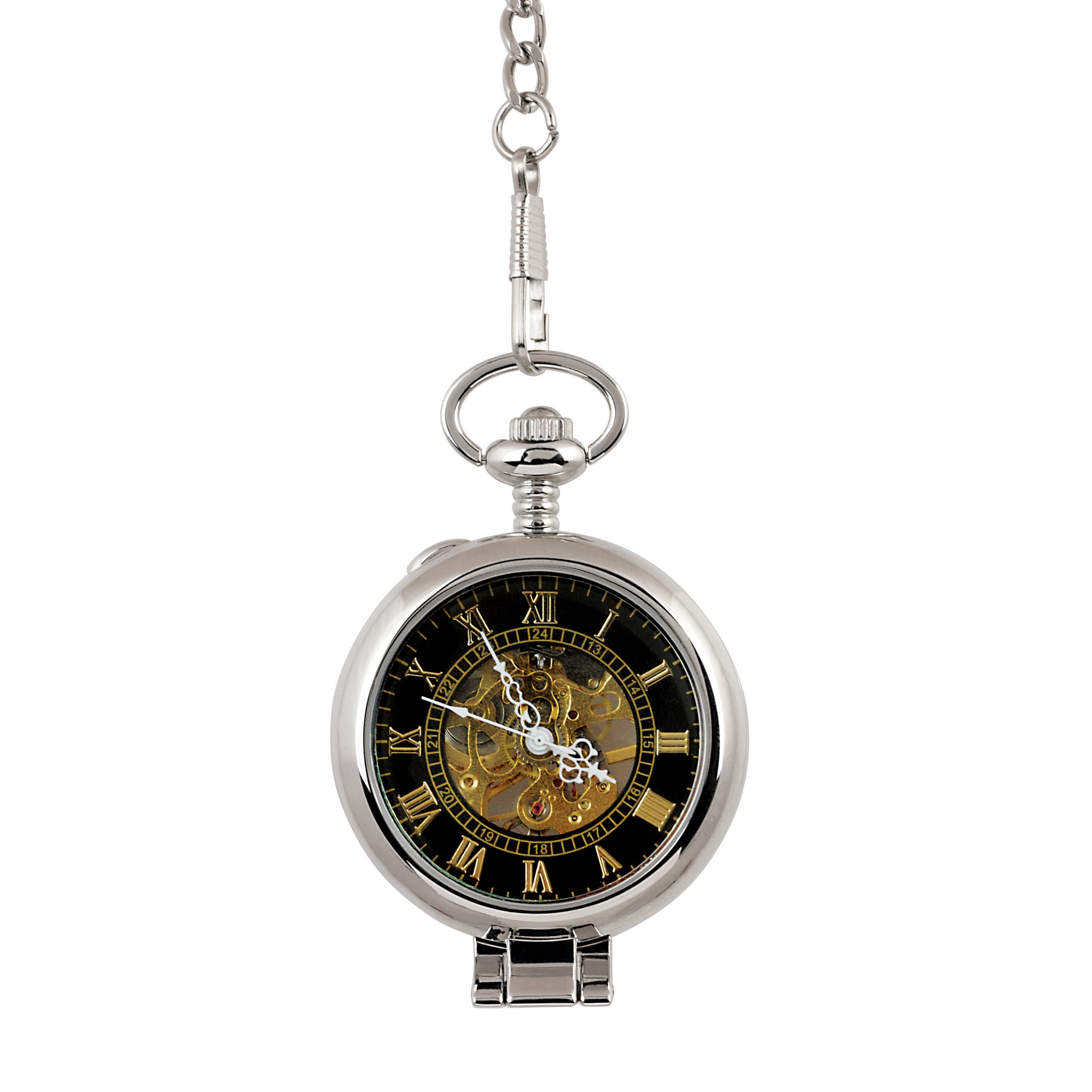 Gold eagle half dollar pocket watch hot sale