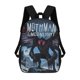 thumbnail image 1 of Hombre Polilla-theme Backpack, Campus style schoolbag Bookbag with Adjustable Shoulder Straps And Large Zip Compartment, Unisex Travel Bags., 1 of 6