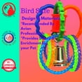 thumbnail image 5 of Bonka Bird Toys 3836 Ring Jumble Durable Puzzle Tug Pull Play Parrot Cage Toy, 5 of 7