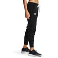 thumbnail image 5 of Forro polar Joggers Under Armour Rival para mujer, color negro y blanco, 3X, 5 of 5