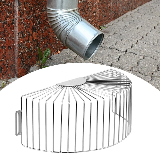 Colador de drenaje al aire libre, herramientas de jardinería, protector de tubería de drenaje, rejilla de cubierta de red de protección de bajante de L