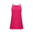 thumbnail image 5 of Wlynlyn Summer Dress for Women Sleeveless Spaghetti Strap A-Line Dresses Casual Solid Color Beach Vacation Mini Dress, 5 of 7