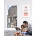 thumbnail image 2 of Reinforced Cat Screen Door Heavy Duty Pet-Proof Screen with Zipper White Prevents Pets from Running Out, 2 of 5