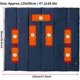 thumbnail image 4 of USB Electric Blanket, Heated Warm Scarf Blanket, Electric Heated Wrap Shawl, 7 Heating Zones, 3 Levels Adjustable Temperature, 4 of 5