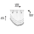 thumbnail image 5 of Candil de Cristal Cortado Gamalux Williams Krystal Luna 5 Luces, 5 of 5