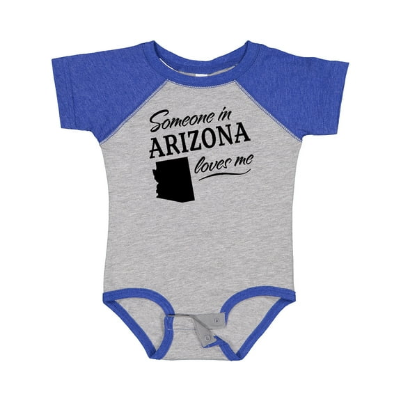 Inktastic Someone in Arizona Loves Me Boys or Girls Baby Bodysuit