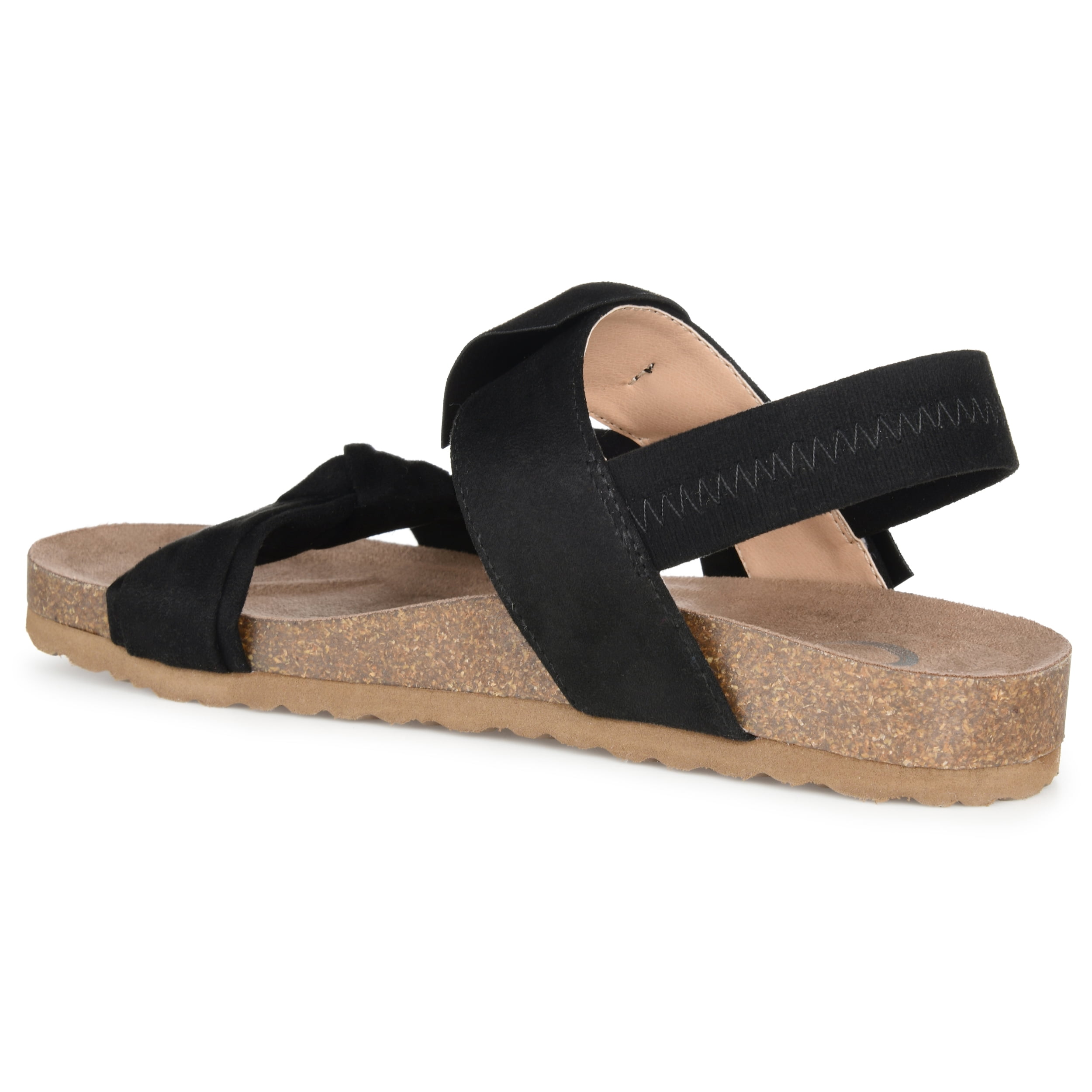 Journee Womens Xanndra Multi Strap Flat Sport Sandals