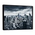 thumbnail image 2 of Designart "Skyscrapers Urban gracefulness I" Architecture Floater Framed Canvas Art Print, 2 of 7