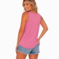 thumbnail image 3 of 3 Pack Plus Size Tank Tops for Women Summer Casual Sleeveless Scoop Neck Soft Stretchy Basic Shirts, 3 of 8