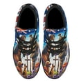 thumbnail image 2 of Anzac Day Animals in War Purple Poppy AuStalia Shoes Sneakers Black Size 4, 2 of 7