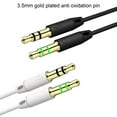 thumbnail image 4 of Huanledash Headphone Splitter Earphone Adapter Audio 3.5mm Female to 2 Male Jack Aux Cable, 4 of 8