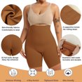 thumbnail image 4 of ANYFIT WEAR Women's Plus Size Shapewear Tummy Control High Waisted Body Shaper Shorts Girdles Thigh Slimmer, 4 of 7