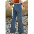 thumbnail image 4 of Womens High Waisted Wide Leg Jeans with Button Front and Front Pockets Slightly Stretchy Durable Denim Pants Everyday, 4 of 4
