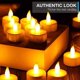 thumbnail image 3 of Velas LED ZHAOCHENG paquete de 24 duran el doble velas de té REALISTAS brillantes y parpadeantes, 3 of 5