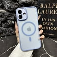 thumbnail image 2 of Ancove Compatible with iPhone 16 Pro Magnetic Case, Upgraded [Full Camera Protection] [Compatible with Magsafe] [Translucent Matte] Shockproof Protective Phone Case Cover,Blue, 2 of 5